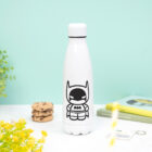 Botella térmica personalizada para papá con la frase “Papá, mi héroe favorito” y su nombre.