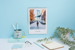 Calendario de pared clásico en tamaño A4