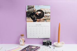 Calendario de pared Slim en tamaño A5