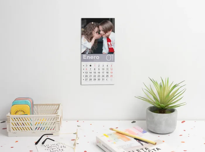 Calendario faldilla imán