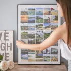 Collage Instagram 50x70 cm. con marco negro