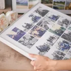 Collage Instagram 40x56 cm. con marco plata