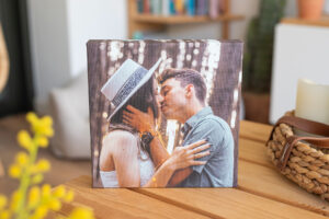 Lienzo de mesa 20x20 cm.