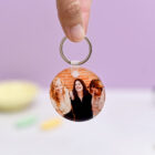 Llavero de metacrilato redondo ø5 cm.