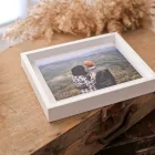 Marco flotante 15x20 cm. blanco