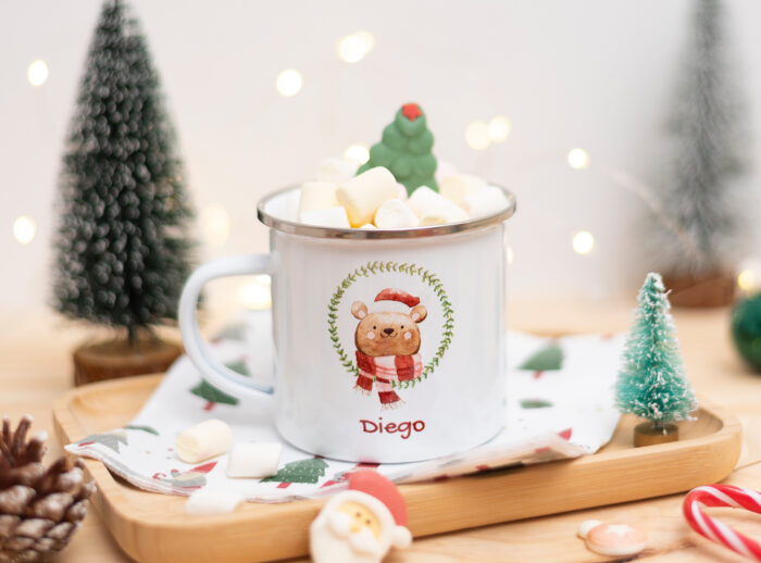 taza metalica navidad 1 taza metalica navidad 1