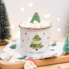 taza metalica navidad 3