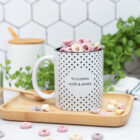 Taza personalizada con mensaje "Taza del mejor papá". Personalización con el nombre que elijas disponible.